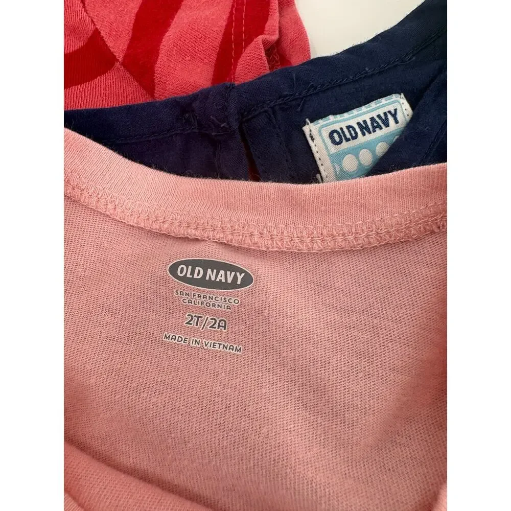 Girls 2T Shirt Lot of 5 Tees Mixed Brands